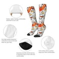 thumbnail image 4 of Knee High Socks for Men and Women, Minimalist Cute Cockatoo Orange Althletic Compression Socks, Support Long Tube Socks for Outdoor Sport, Calf Socks, High Stockings for Women Men, 4 of 7