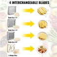 thumbnail image 3 of Picadora de verduras VEVOR Commercial con 4 cuchillas de acero inoxidable, 3 of 9
