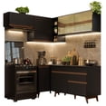 thumbnail image 2 of Cocina Integral Completa Modular Madesa Reims 332cm Negro 03, 2 of 10