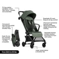 thumbnail image 3 of Mompush Nexis Carbon Ultra-Light Travel Stroller, Compact, Full Recline, from Birth to 50 lbs, Forest, 13.9LB, Unisex, 3 of 9