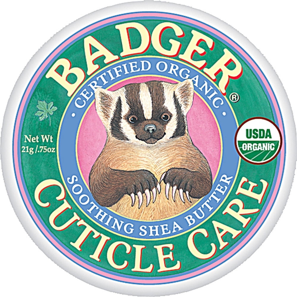 Badger Organic Cuticle Care Soothing Shea Butter -- 0.75 Oz