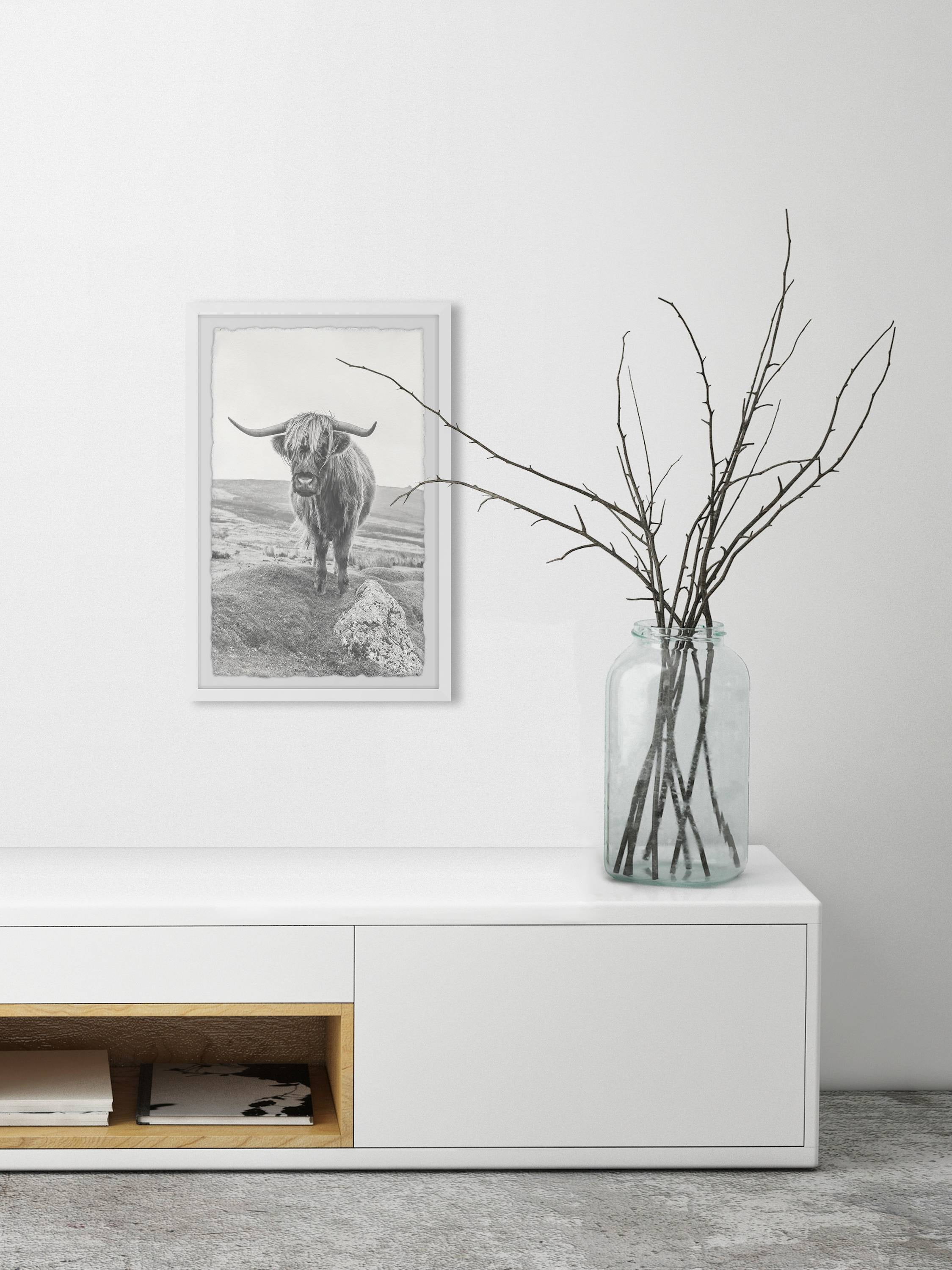 On a Hill' Framed Painting Print - Multi-color