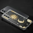 thumbnail image 5 of Sun and Moon Clear Case for Samsung Galaxy S21,Aesthetic Art Design Case for Men Women,Unique Trendy Transparent TPU Bumper Case Cover, 5 of 5