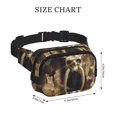 thumbnail image 4 of Easygdp Ancient Skull Cave Landscape Fanny Packs para Mujeres y Hombres, Bolsa de Cinturón, Bolsos de Cruz para Trabajo/Correr/Senderismo, 4 of 9