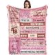 thumbnail image 1 of LHSHID 18 Year Old Girl Birthday Creative Blanket Gift 50x60in, 1 of 9