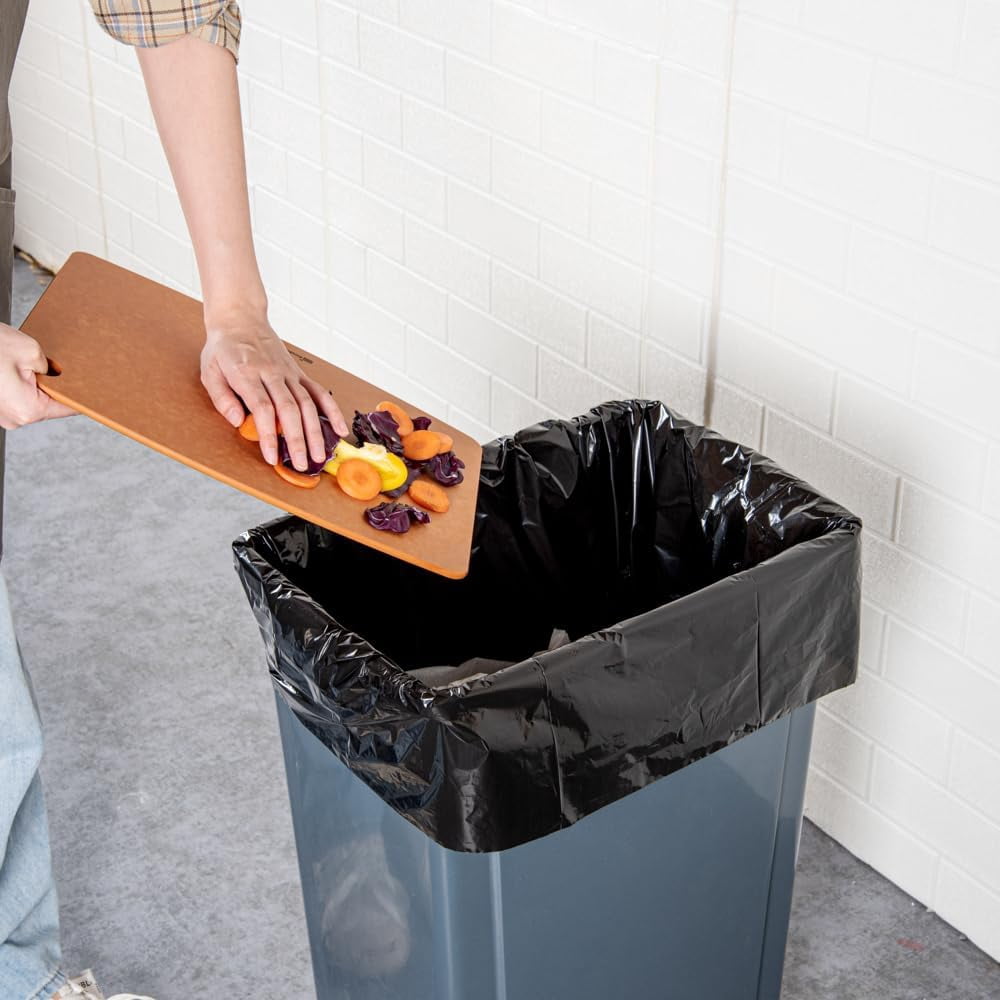 RW Clean 33 Gallon Trash Bags - 100 Count Medium-Duty Black Garbage Can Liners with  Seal Bottom for Kitchen and Office