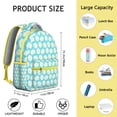 thumbnail image 2 of Rustic Vintage Floral Students Backpack Wear-Resistant Outdoor Backpack with Colorful Tropical Flower and Leaves Design, Perfect for School, Camping, and Weekend Getaways, 2 of 6