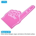 thumbnail image 3 of 18 Inch Foam Finger Number 1 DIY Blank Foam Hand Cheerleading for Athletics Sport Game Events, Rose Red 3 Pack, 3 of 6