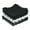 Black, variant on RITZ 3-Pack Terry Check Kitchen Towel Set and 6-Pack Terry Check Dish Cloth Set, Dew