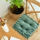 thumbnail image 4 of Cojín cuadrado grueso Inteprter para asiento antideslizante Verde claro 38*38*8cm, 4 of 6
