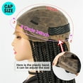 thumbnail image 5 of 36 Inches Knotless Box Braids Wigs Synthetic Full Lace Wig Braided Wigs For Black Women Crochet Box Wig Braid Braiding Hair, 5 of 10