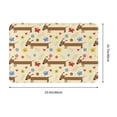 thumbnail image 3 of Uemuo Dachshund Dog And Flower Printed Door Mat Indoor Doormat 16"x24",Front Back Door Mats Non Slip Entrance Rugs,Inside Doormats for Entryway, 3 of 9