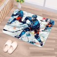 thumbnail image 5 of Ice Hockey Polyester Non-Slip Machine Washable Floor Mats & Door Mat Chair Rug, 5 of 6