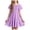 Z03 Purple, variant on Gubotare Toddler Dress Girl Dress Floral Short Sleeve Dresses with Pockets for Girls Size 4-5T (Yellow,4-5 Years)