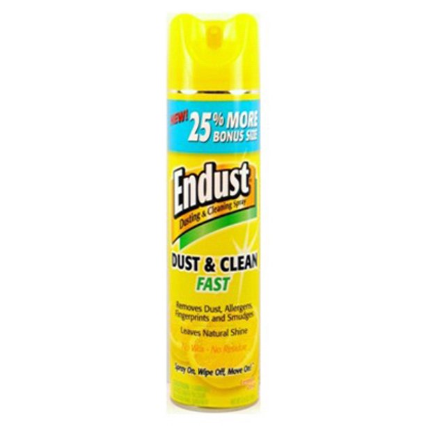 Endust 12.5 OZ Lemon No Wax Cleaning & Dusting Spray