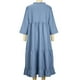 thumbnail image 5 of Falda larga de mezclilla suelta e informal de moda de verano Fridja Talla M L XL XXL, 5 of 8