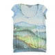 thumbnail image 1 of dELiA*s Womens Nikki Watercolor Graphic T-Shirt aqua S, 1 of 1