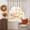 Beige, variant on Mint Green Tan Striped Swag Valances for Windows, Small Curtains Drapes, Modern Boho Stripes Minimalist Kitchen Window Curtains Over Sink Window Treatment Valance for Bedroom/Bathroom 56"x36"