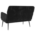 thumbnail image 3 of vidaXL Bench Black 108x79x79 cm Velvet, 3 of 5