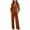 Orange, variant on Gytharion Lounge Sets for Women 2 Piece Fall Outfits Ribbed Knit Long Sleeve Button V-Neck Sweater Top and Drawstring Pants Loose Comfy Pajama Sets with Pockets
