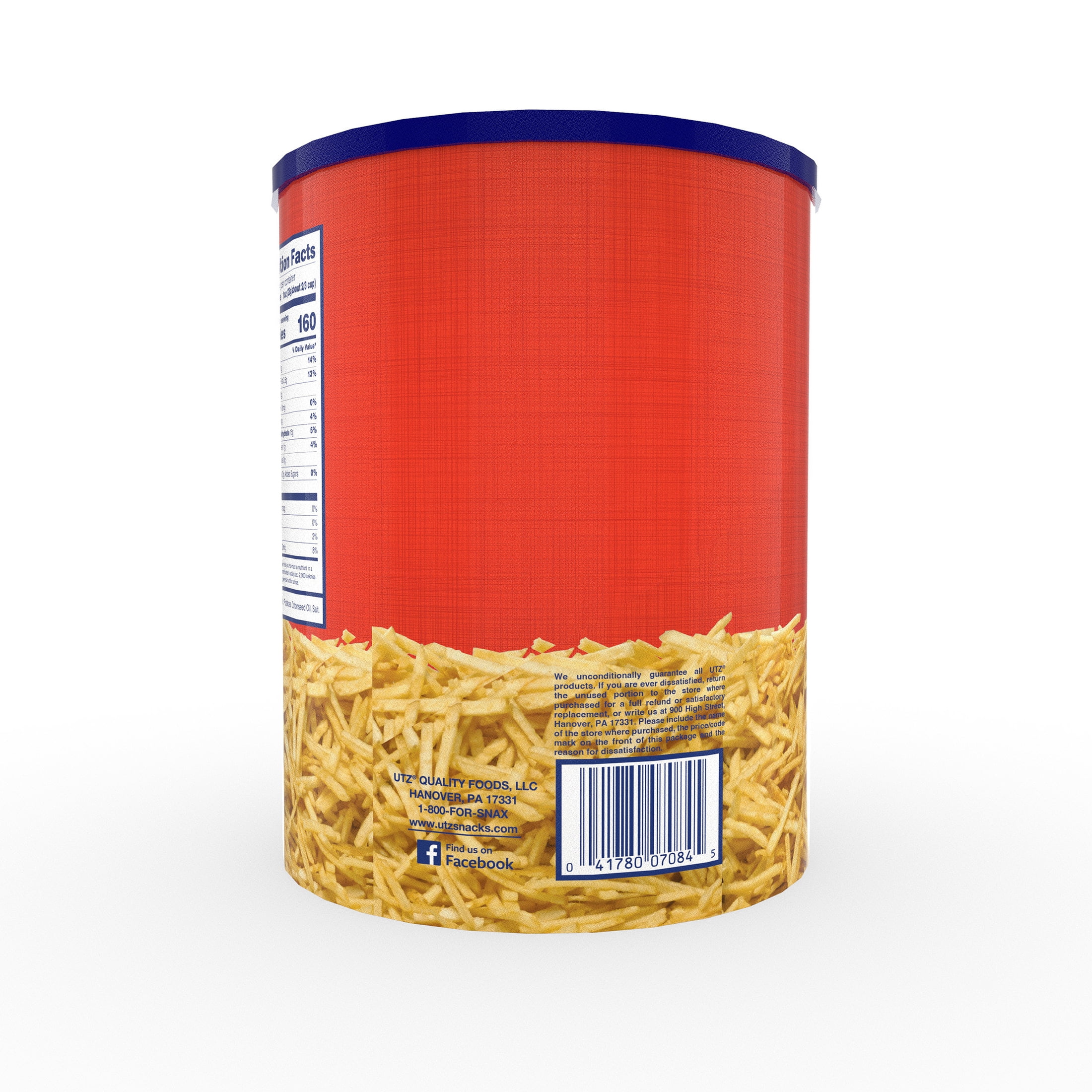 (6 pack) Utz Potato Stix, Gluten-Free, 15 oz Canister