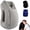 GRAY, variant on Upgraded Inflatable Travel Pillow Air Cushion Neck Chin Support Headrest Portable Soft Nap Pillow for Airplane Car Office Travel