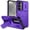Purple, variant on for Samsung Galaxy S26 Case with Camera Sliding Cover & Adjustable Kickstand, Magnetic Wireless Charging Rugged Shockproof Bumper Cases Heavy-Duty Magnetic Protective Phone Cover, Purple