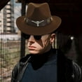 thumbnail image 2 of Sombrero de vaquero occidental,Sombrero de vaquero occidental para adultos,mujeres y hombres,Sombreros de moda para disfraces,caballeros,damas,jazz,cosplay,Sombrero de fiesta de, 2 of 8