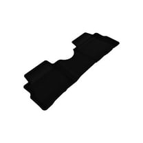 3D MAXpider Custom Fit Kagu Floor Mat (Black) for 2011-2013 KIA Soul - 2ND Row