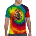 thumbnail image 2 of Wild Bobby, Undead Dark Knight, Pop Culture, Tie-Dye Tees, Reactive Rainbow, Large, 2 of 3