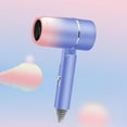 thumbnail image 2 of Xecvkr Ionic Hair Dryer Blue Light Gradient Technology Fast Drying Portable Constant Temperature Hot Cold Air Low Noise Household Travel 220V Lightweight 22x12.6x7.4cm 1PC, 2 of 2