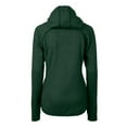 thumbnail image 3 of Women's Cutter & Buck Heather Green Michigan State Spartans Mainsail Sweater-Knit Full-Zip Hoodie, 3 of 3