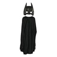 thumbnail image 2 of Batman: El Caballero Oscuro Rises: Conjunto de Capa y Máscara de Batman, Talla Niño (Negro Rubie's Rubie's, 2 of 2