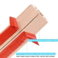 thumbnail image 4 of Uxcell Floor Cord Cover Cable Protector Cable Management for Home Office Light Brown 5.9 ft, 4 of 6