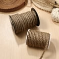 thumbnail image 3 of ifundom Rustic 8mm Coffee Twine Rope, 2 Rolls for Gardening, Wrapping, Crafts, and Home Decoration, 3 of 6