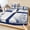 Navy Blue, variant on Queen Size Fitted Sheet Set - Nautical Navy 3 Piece Bedding Sets 16" Deep Pocket Fitted Sheet with 2 Pillowcases, Blue Lighthouse Boat Compass Ocean Brushed Microfiber Hotel Luxury Bed Sheets