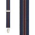 thumbnail image 2 of SuspenderStore Dressy Striped 1-Inch Wide Elastic Suspenders - Clip - 6 Colors, 2 of 4