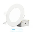 thumbnail image 6 of INFIBRITE 4 Inch 6000K Clear White 9W 750LM LED Ceiling Light Kit, Dimmable, Wet Rated (12 Pack), 6 of 12