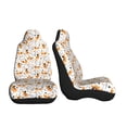 thumbnail image 3 of Rocae Cute Dog Print Seat Covers for Cars Trucks and SUVs,Easy to Install Cover Set-1, 3 of 9