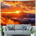 thumbnail image 4 of PRATYUS Twilight Forest Tapestry Sunset Mountain Tapestry Misty Forest Tapestry for Bedroom Aesthetics Sunrise Nature Landscape Tapestries for Living Room Dorm Wall Hanging Decor Painting, 4 of 6