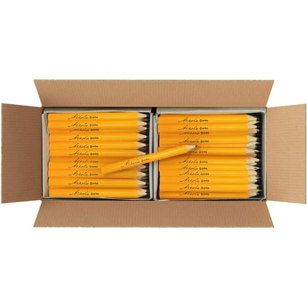 Nikola Works Classic American Standard #2 HB Pre-Sharpened Hex Shaped Pencils Bulk - 192 Count