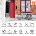 thumbnail image 3 of Timbre De Video Monitor Multifuncional Cámara De Seguridad Timbre Intercomunicador Inteligente Timbre De Puerta Compatible Con Google Echo Compatible Con Alex Para Home Villa Apartment Vogacara AF000607-00, 3 of 6