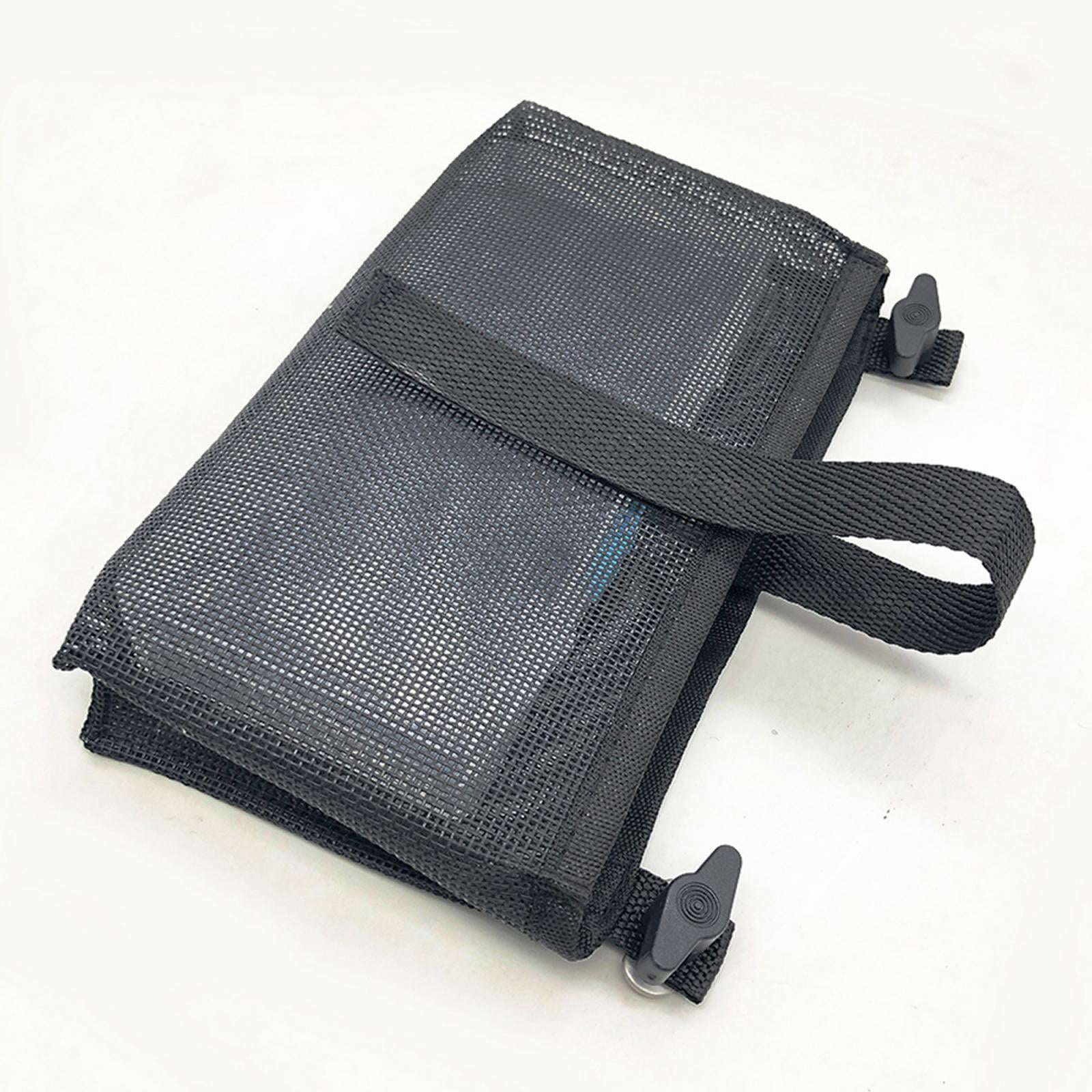 harayaa 2x Nylon Kayak Mesh Bag Multi-Functional Marine Boat Tools Storage Pouch Bottles Fishing Tackles Organizer Canoe Dinghy Camping Accessories