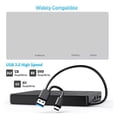 thumbnail image 3 of 5-In-1 External Blu-Ray Drive,Portable Optical Drives DVD CD Burner Player Reader for Laptop ,Latest USB 3.0 Tech, 3 of 5