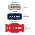 thumbnail image 2 of Signs ByLITA Fancy Lockers Sign (Navy Blue / White) - Small, 2 of 5