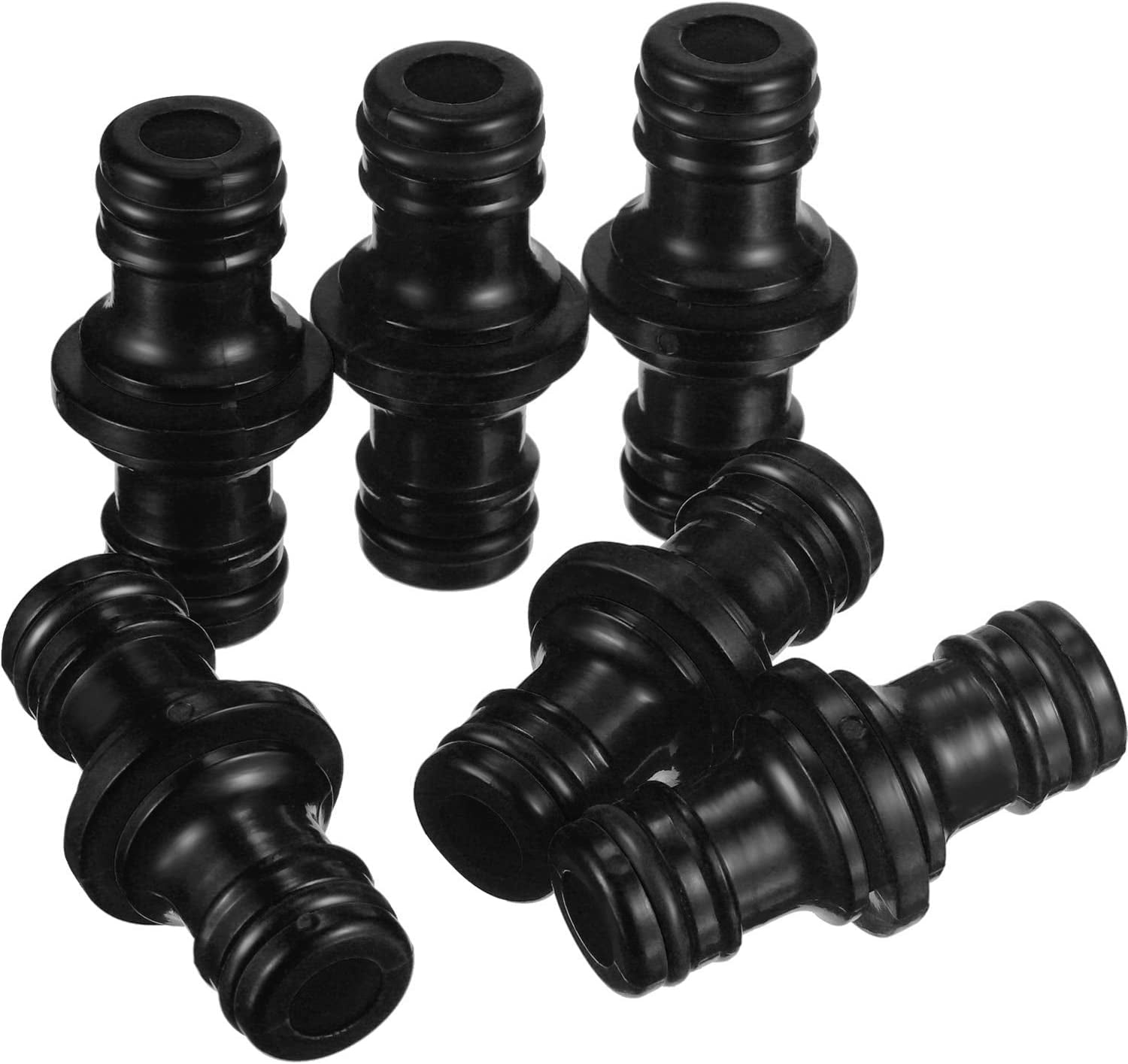XUANYI 6 Pieces Hose Connector, Two Way Coupling Extender, Secure Two