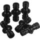 thumbnail image 1 of Conector de manguera de 6 piezas, extensor de acoplamiento bidireccional, dos mangueras seguras, extensión de conector de manguera de conector doble, para mangueras de jardín, conector de grifo de plá JFHHH pequeña, 1 of 1