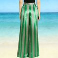 thumbnail image 4 of Traje Elástico Impreso de las Mujeres sin Mangas Desgaste de Vacaciones Ligero Tela de Satén Suave, 4 of 7