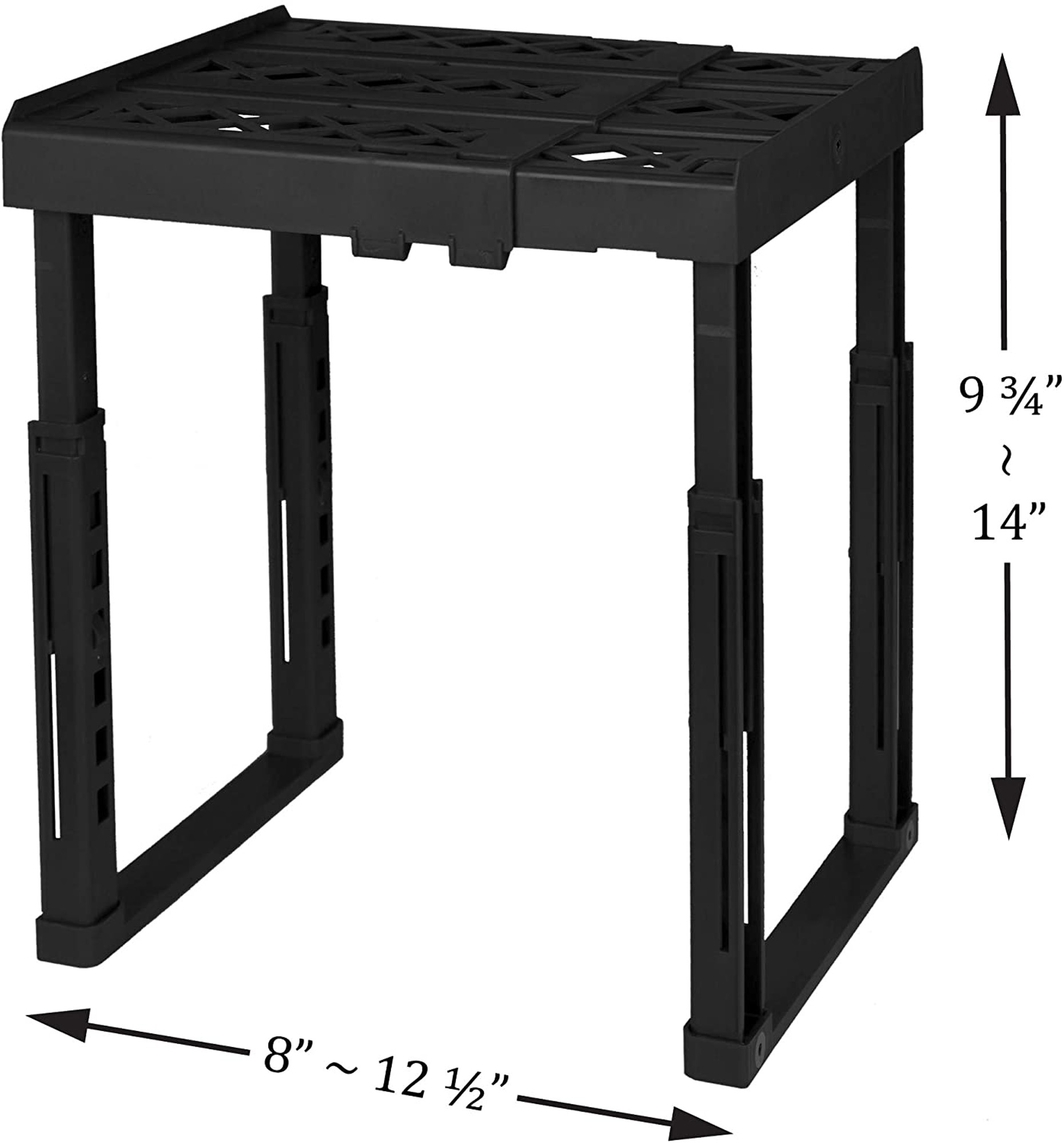 Tools for School Locker Shelf with Adjustable Width 8" 12 1/2" and Height 9 3/4" 14