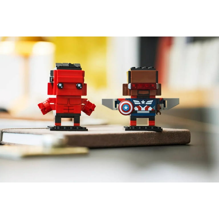 LEGO Brickheadz 40668 Marvel Captain America & Red Hulk Figures